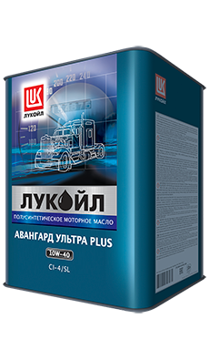 Масло моторное Лукойл АВАНГАРД УЛЬТРА PLUS 10/40 API CI-4/SL (17,4 кг, 20 л.) — оптом