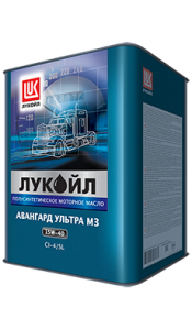 Масло моторное Лукойл АВАНГАРД УЛЬТРА М3 15/40 API CI-4 (17,6 кг, 20 л.)