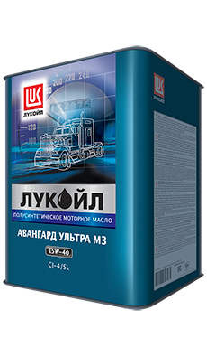 Масло моторное Лукойл АВАНГАРД УЛЬТРА М3 15/40 API CI-4 (17,6 кг, 20 л.) — оптом