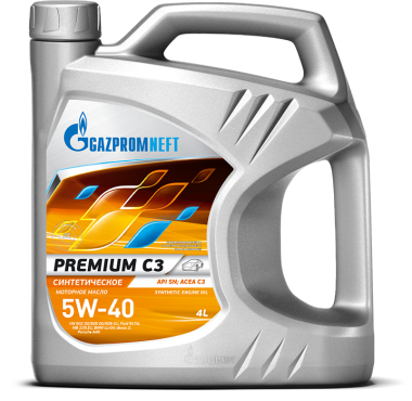 Масло моторное Gazpromneft Premium C3 5/40 API SN (0,85 кг, 1 л.) — оптом