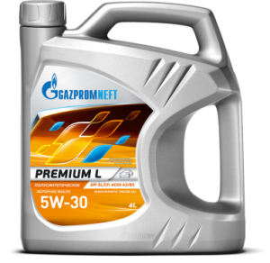 Масло моторное Gazpromneft Premium L 5/30 API SL/CF (3,44 кг, 4 л.)