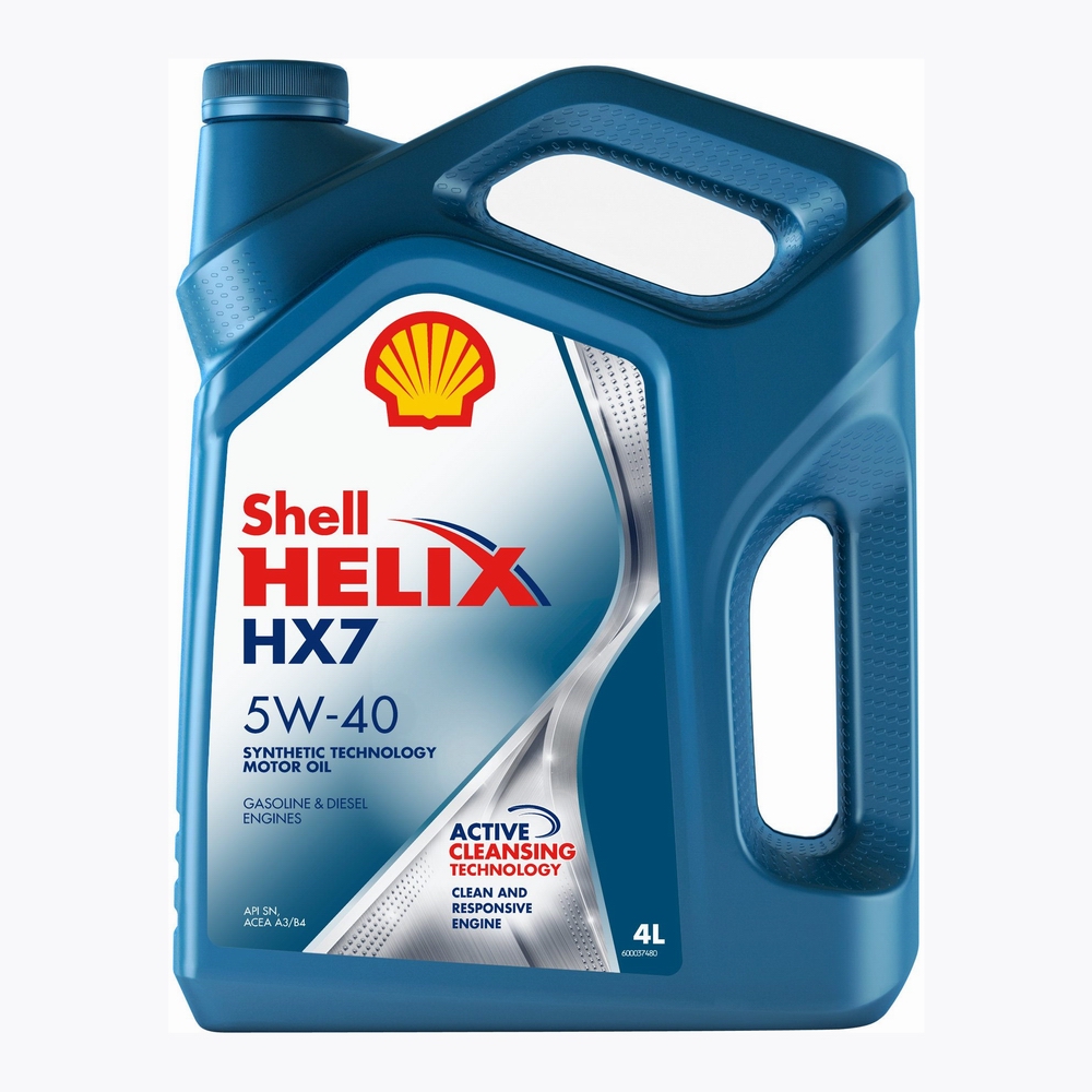 Масло моторное Shell Helix HX7 5/40 API SN/CF (4 л.) — оптом
